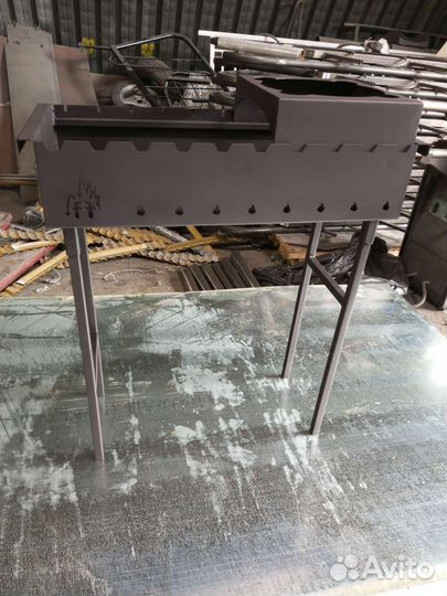 Мангал разборный 2 мм с подказанником