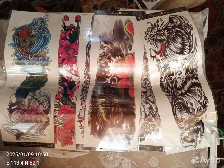 Наклейки на тело(временное Тату)