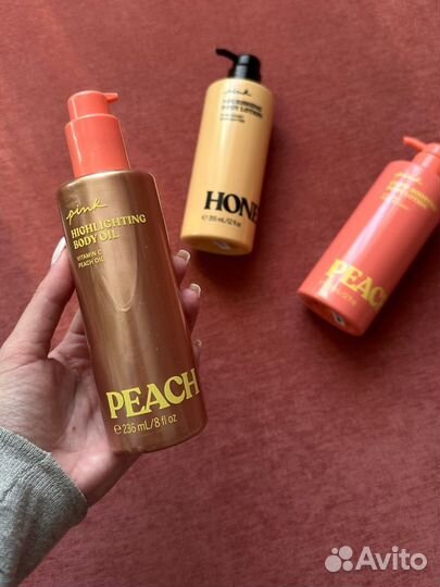 Масло для тела с шимером Victoria's Secret/pink