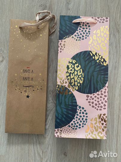 Пакет подарочный для бутылки