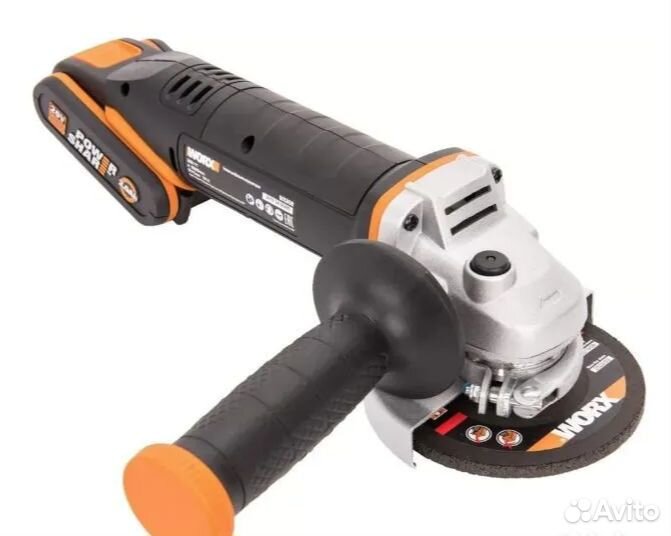 Аккумуляторная угловая шлифмашина Worx кейс WX800