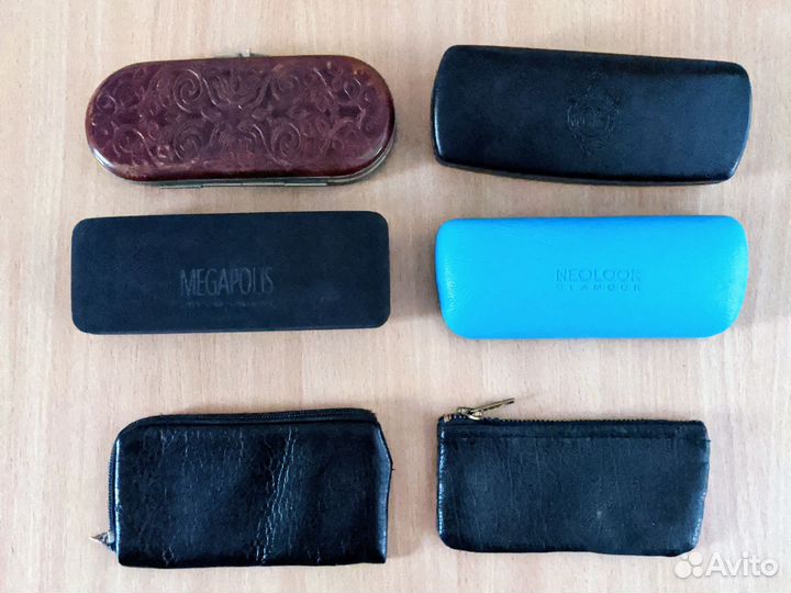 Чехлы для очков, кошельки(мелочники) на молнии
