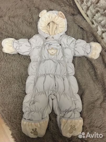 Зимний комбинезон для девочки 68