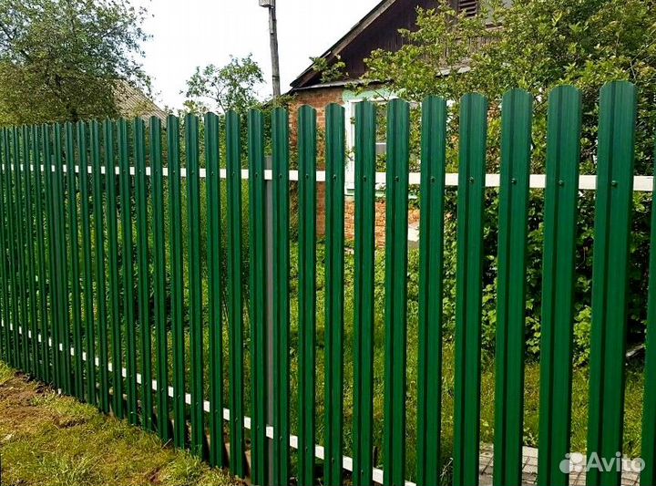 Забор из штакетника профессионально за 1 день