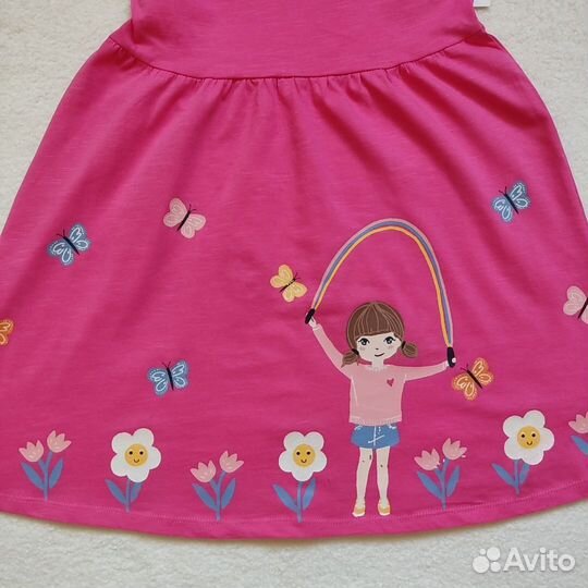 Платье летнее для девочки C&A 134