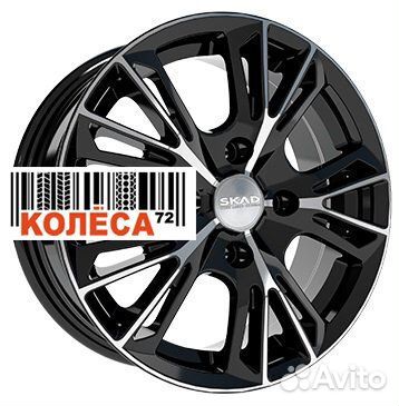 Skad Монреаль 6x15 4x108 ET47.5 Dia63.3 Black-FP