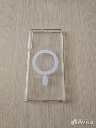 Прозрачный силиконовый чехол для Galaxy S22 Ultra