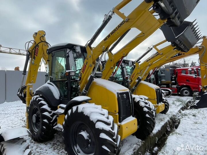 Экскаватор-погрузчик New Holland B115B, 2023