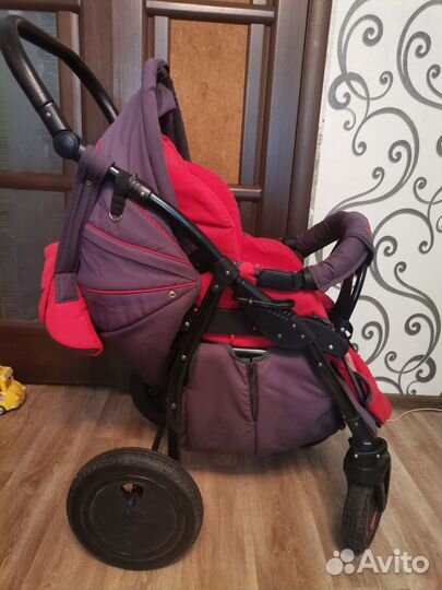 Коляска 2в 1 для новорожденных бу
