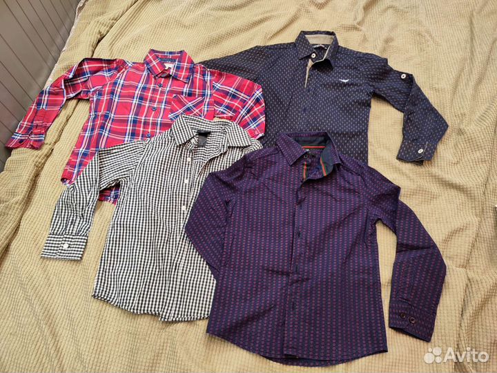 Рубашки для мальчика 116-122