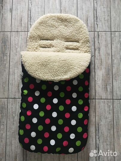 Зимний конверт в коляску