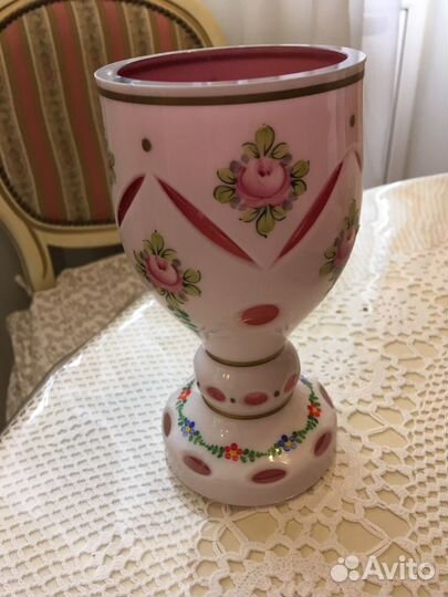 Вазы и кружка Богемия