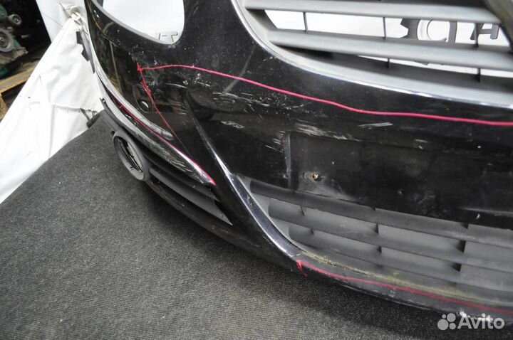 Бампер передний opel Corsa D