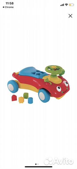 Машинка каталка толокар ELC