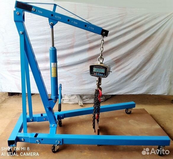 Кран гаражный гидравлический 2 т ES0601B