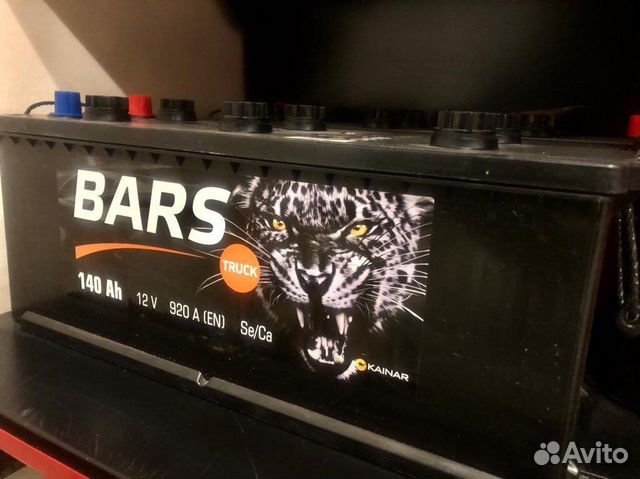 Аккумулятор Bars 140 Ah (обр.пол)