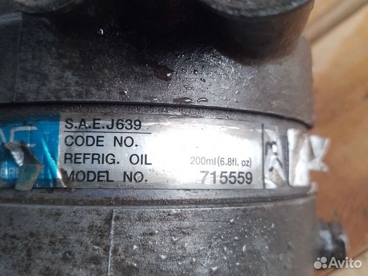 Chevrolet Aveo Т250 компрессор кондиционера