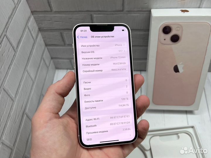 iPhone 13 mini/128gb sim акб 88%