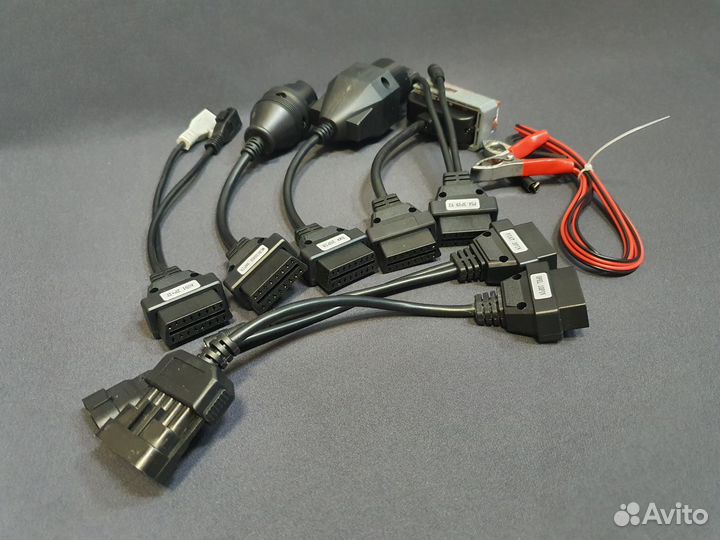 Комплект легковых переходников Delphi,Launch