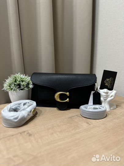 Женская сумка Coach из натуральной кожи