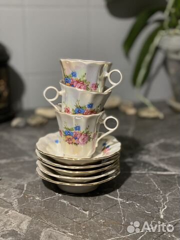 Кофейная пара фарфор Коростень