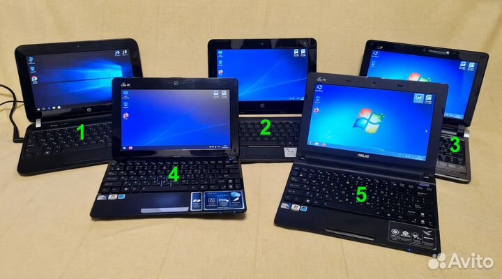 Нетбуки Asus, HP, Acer - рабочие варианты Win7,10