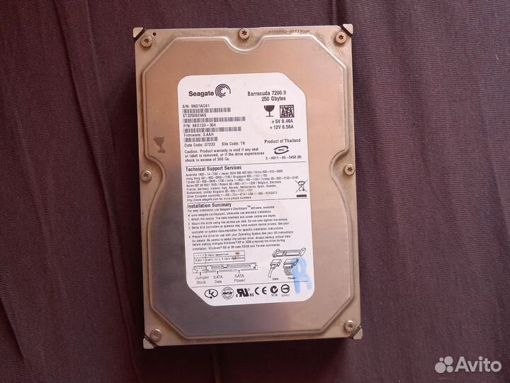 Hdd 250gb