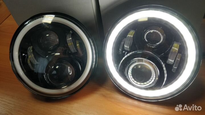 Светодиодные фары для ваз 2121 нива Тюнинг вид1