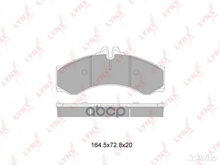 Колодки тормозные дисковые перед/зад BD5352