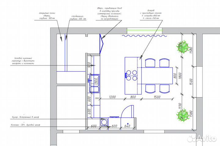 Дизайн интерьера, планировка квартиры