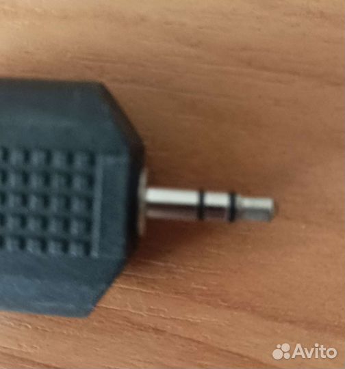 Переходник адаптер мини jack 3.5 - 2 RCA