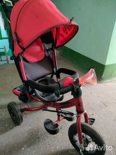 Велосипед коляска с ручкой