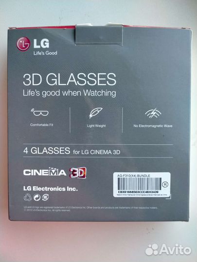 3D-очки LG 4шт. виртуальной реальности