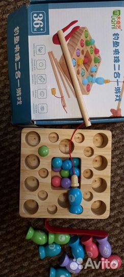 Деревянная рыбалка учим счет