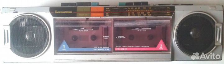 Магнитола двухкассетная