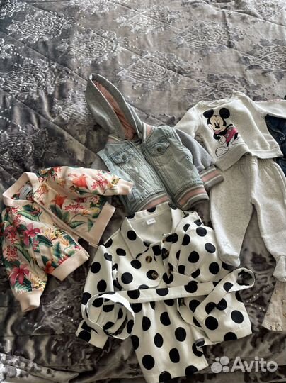 Вещи на девочку пакетом 74см