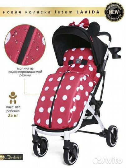 Коляска прогулочная Jetem Lavida 2022