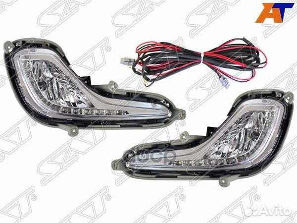 Фара противотуманная hyundai solaris 10-14 комп