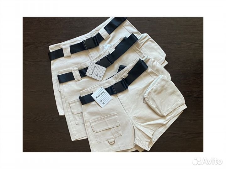 Шорты с высокой посадкой женские