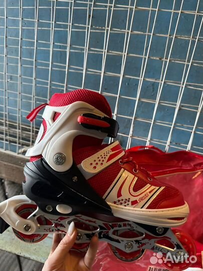 Роликовые коньки детские раздвижные