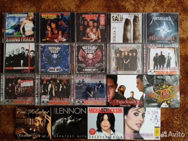CD диски разныз групп