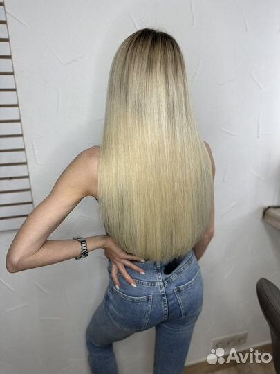 Наращивание натуральных волос