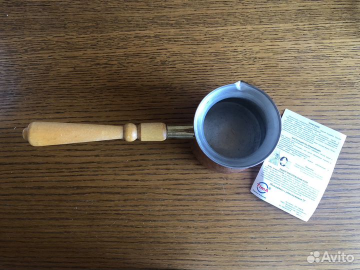 Новая медная кофеварка