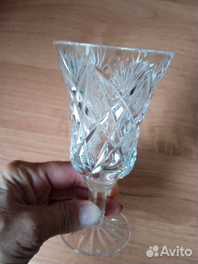 Хрустальные фужеры 6 шт