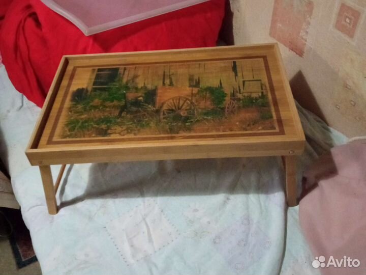 Поднос икеа, кожаный