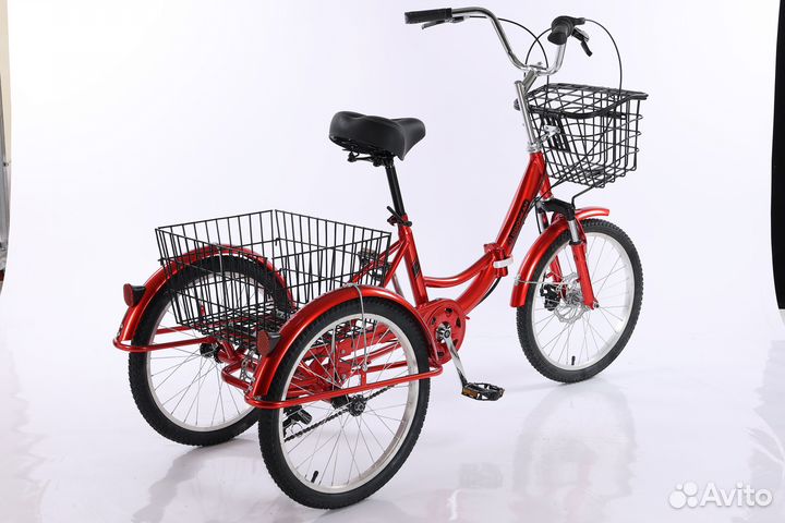 Трёхколёсный складной велосипед 20 дюймов