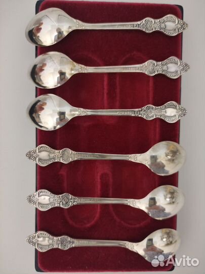 Набор новый кофейных ложек, качест.мельхиор СССР