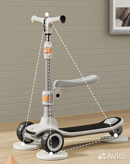 Самокат, детский беговел с сиденьем