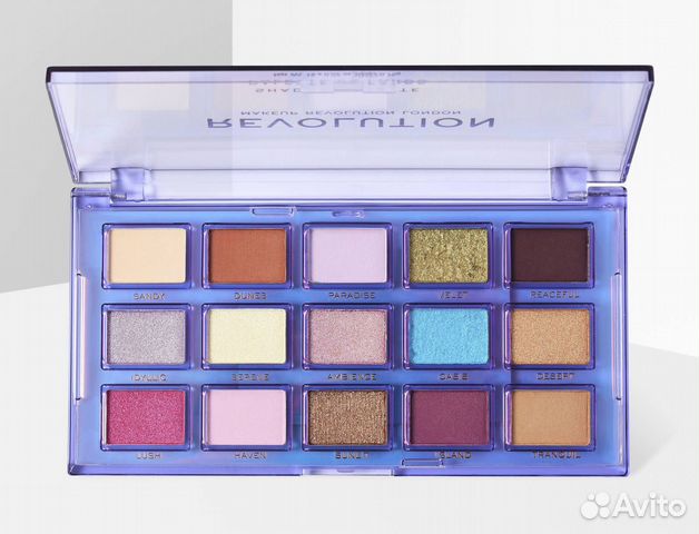 Тени для век Makeup Revolution ultra violet, новые