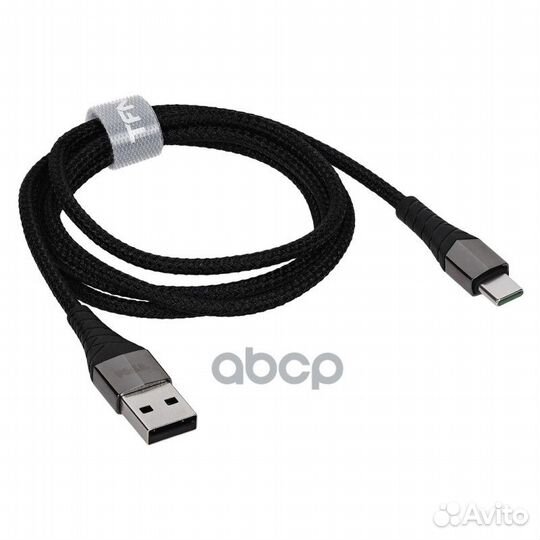 Зарядный Кабель USB - Type-C 5A 1м, черный